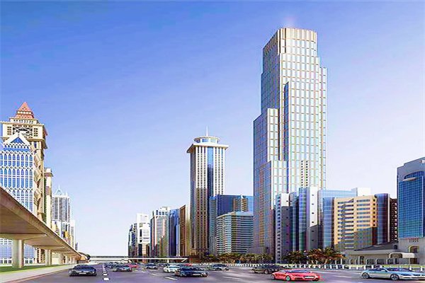 Dubai First Trade Center City Tower 1 Skyscraper Uses 6mm European Gray Glass Provided by BTG 2 Dubai City Tower 1 skyscraper 101