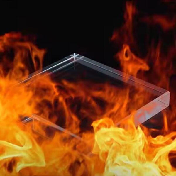 EU standard EI120 heat insulating fire resistant glass suitable for school - Image 2