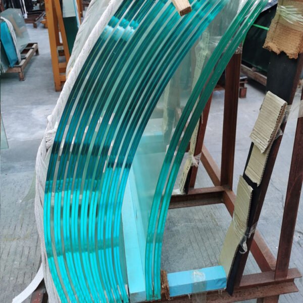 6mm+1.9PVB/EVA/SGP+6mm curved laminated glass shopping mall counter glass China factory price