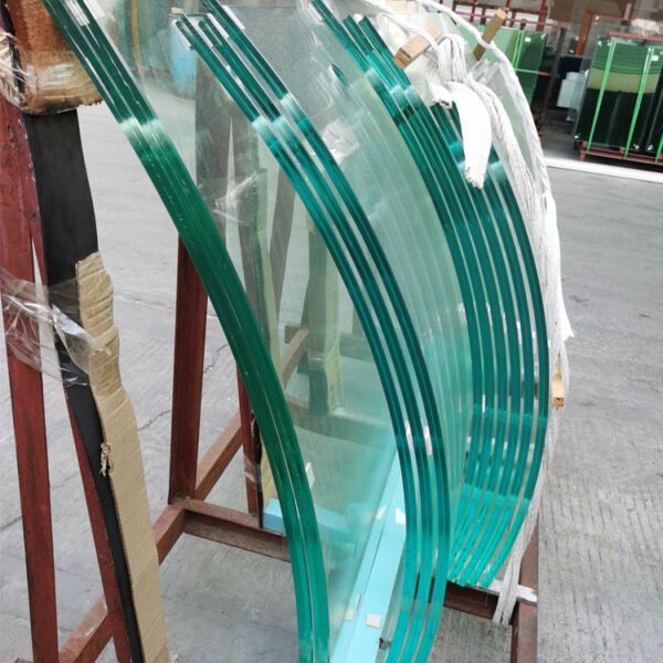 6mm+1.9PVB/EVA/SGP+6mm curved laminated glass shopping mall counter glass China factory price - Image 2