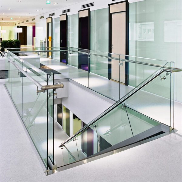 12mm Flat clear Tempered Glass for balustrade