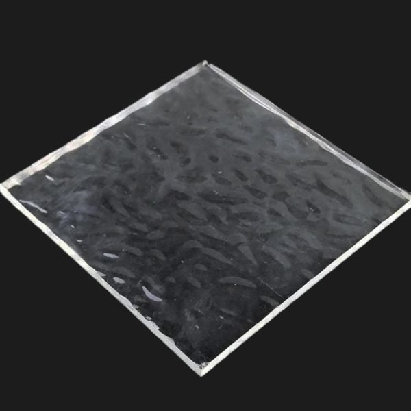 6mm Aqualite patterned glass is safe and stylish for bathroom applications with water pattern design - Image 2
