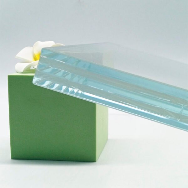Customizable jumbo size ultra clear laminated p6b anti theft glass for bank