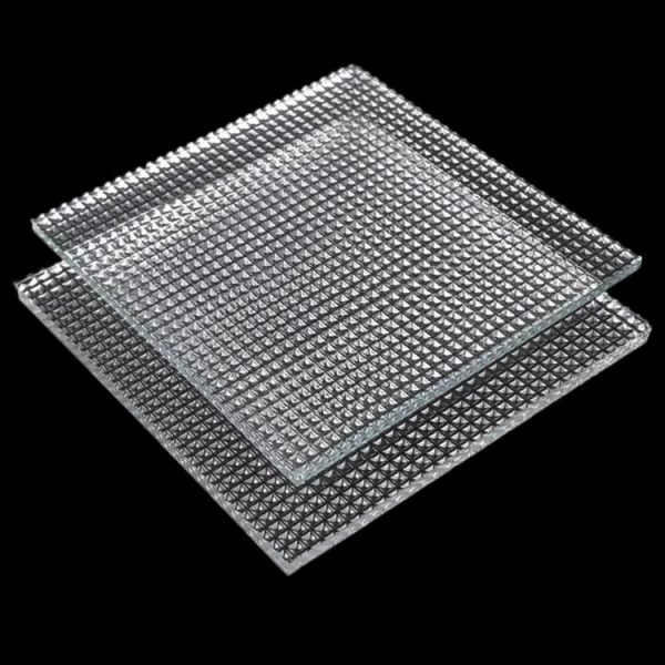 8mm crystal patterned glass from China factory is a luxury choice for glass windows