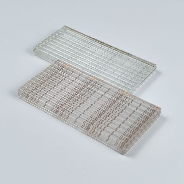 13.52mm EVA pattern fabric laminated glass for Room Dividers