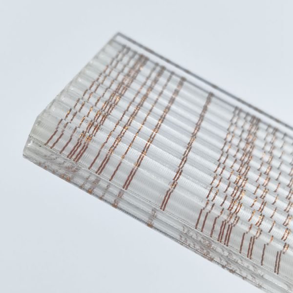 13.52mm EVA pattern fabric laminated glass for Room Dividers - Image 3