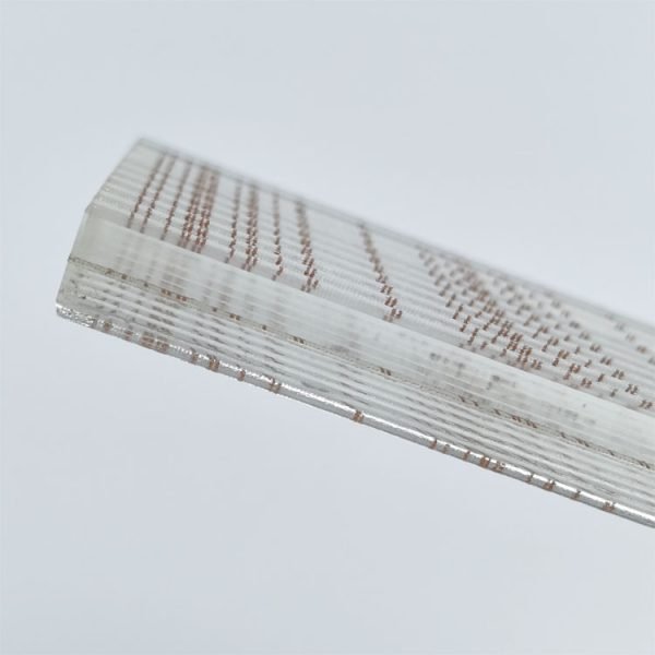13.52mm EVA pattern fabric laminated glass for Room Dividers - Image 4