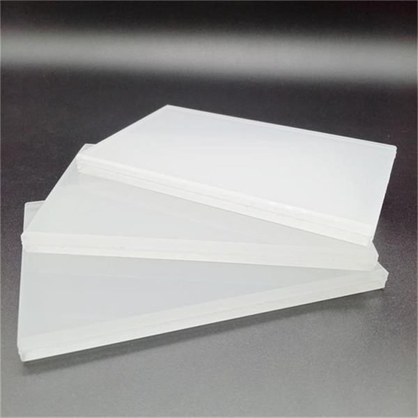 11.52mm acid etching glass PVB laminated safety glass for indoor partitions