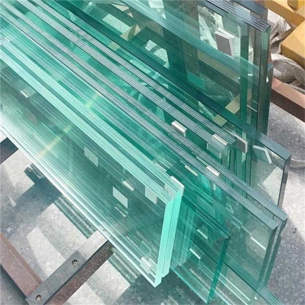 33.04mm ultra clear SGP laminated safty glass fin for building curtain wall - Image 3