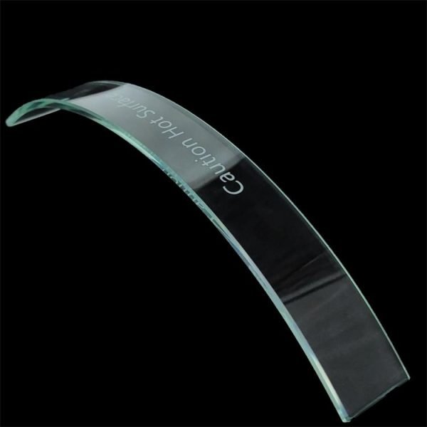China factory safety 5mm 6mm curved tempered glass suitable for indoor partitions