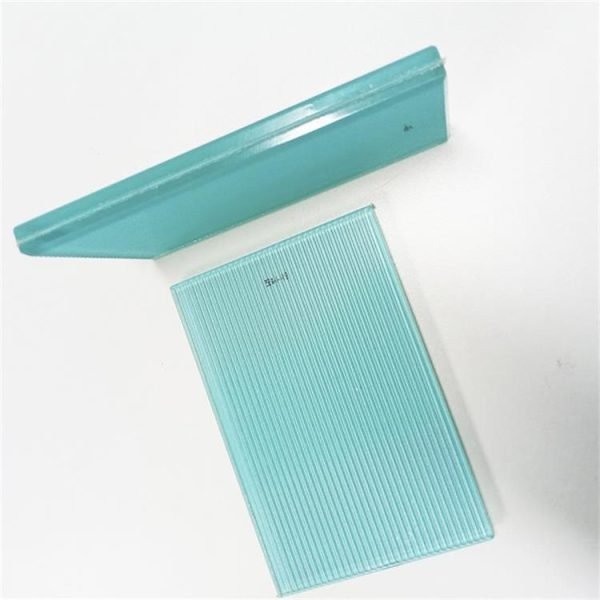 pattern 11.52mm blue EVA laminated glass for shopping mall art decorative glass - Image 3