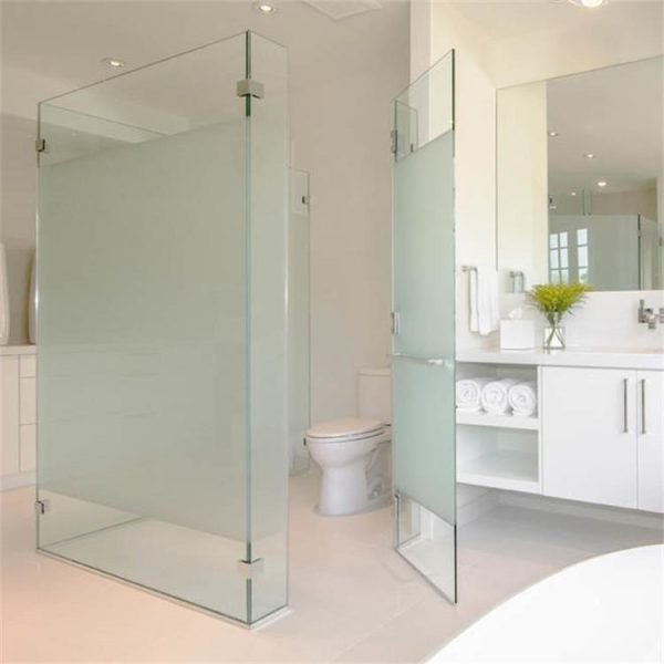11.52mm acid etching glass PVB laminated safety glass for indoor partitions - Image 3