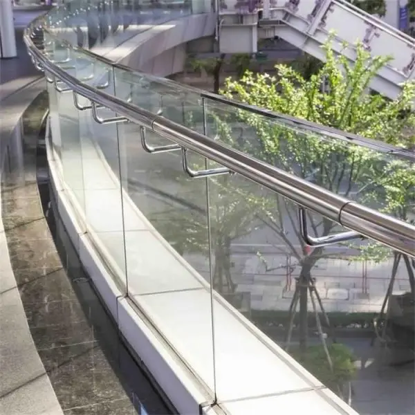 11.52mm low iron SGP laminated glass for high end mall railings