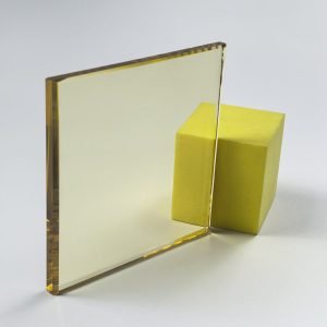 5mm gold color tinted float glass