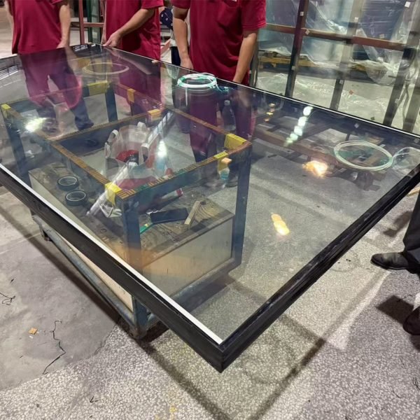 Electrically heated glass