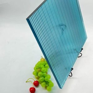 12mm Blue Patterned Glass for Decorative Partitions 10 12mm Blue Patterned Glass