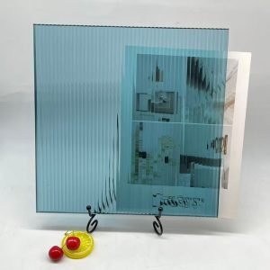 12mm Blue Patterned Glass for Decorative Partitions 9 12mm Blue Patterned Glass