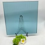 12mm Blue Patterned Glass