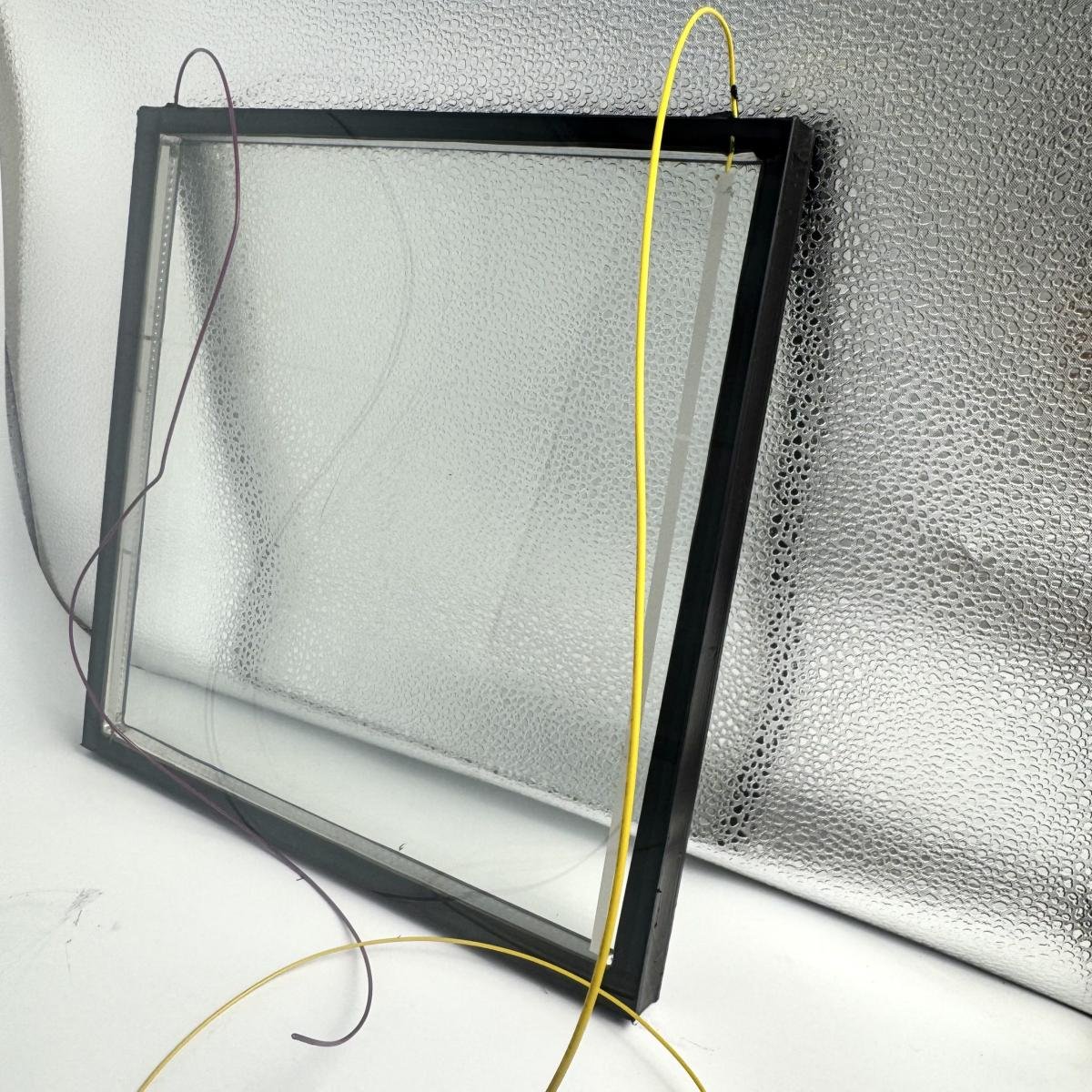 Electric heated glass