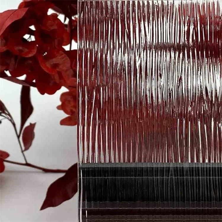 wood patterned glass