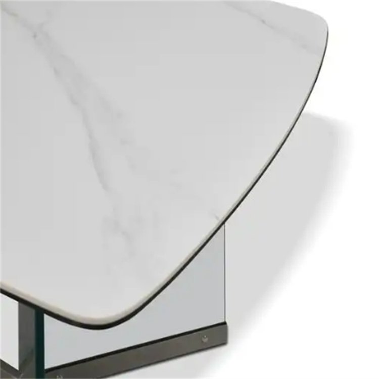 porcelain slab with glass