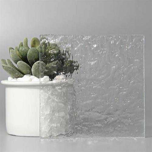 aqualite patterned glass effect display