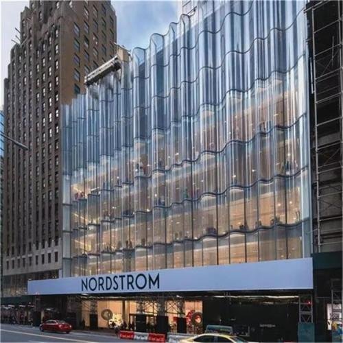 Curved Curtain wall Facade Glass