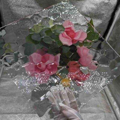 Water Cube Partten glass 6
