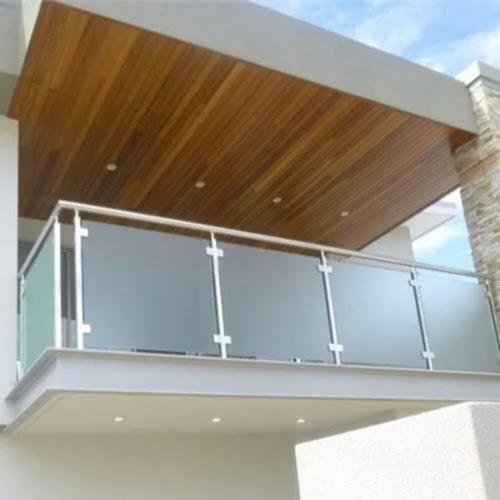 frosted glass-railing