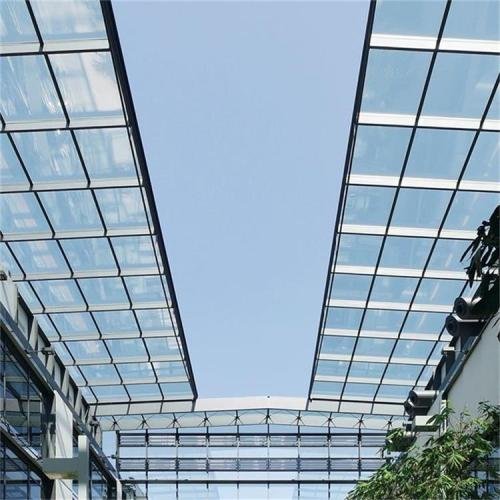 Insulated low-E glass for ceiling