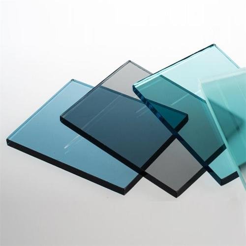 Tinted tempered glass in different color
