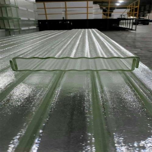 U-shaped channel glass stacking